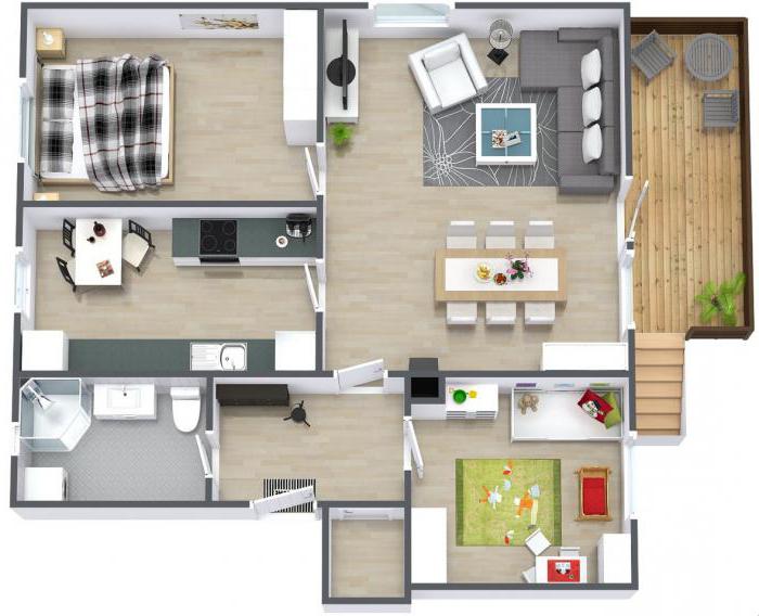 Melhor planejamento de um apartamento de 3 quartos em casas de painel: 160 + Foto do espaço considerado