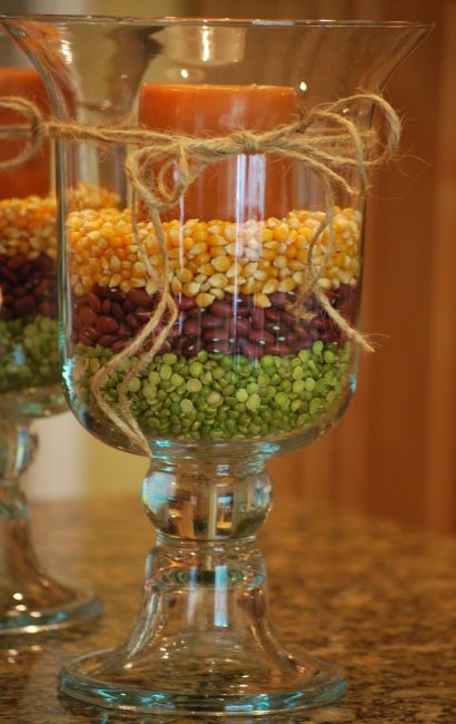 Bright decorations from ordinary cereals