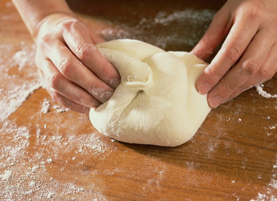 Knead until smooth and soft mass