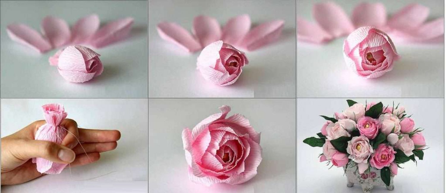 Beautiful bouquet step by step