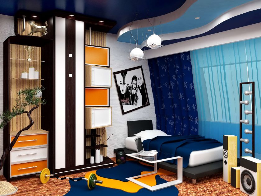 Stiluri de cameră pentru adolescenți (175+ fotografii) - Design personalizat, adaptat tuturor nevoilor