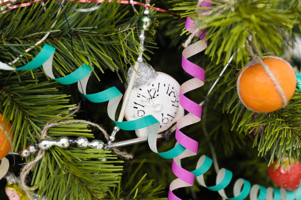 Jewelry as spruce ornaments
