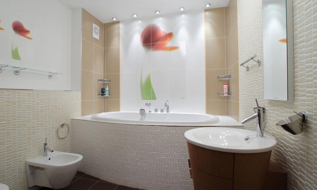 Pour une salle de bain, les niveaux simples sont le plus souvent utilisés
