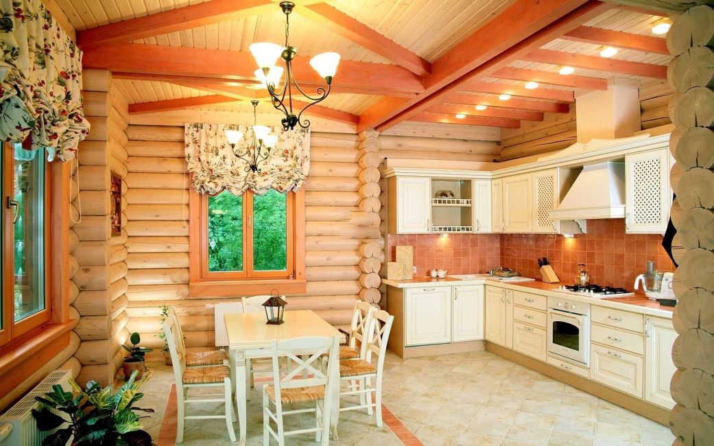 Cozinha de estilo russo é completa sem madeira