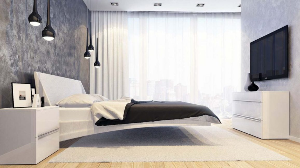 Style minimalisme pour la chambre à coucher