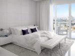 Design de chambre dans un style moderne (125+ Photos) - Rideaux / papiers peints / garde-robe blancs. Comment ne pas en faire trop avec un choix?