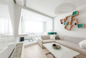 تصميم غرفة المعيشة في لون الثلج الأبيض - نخلق روائع النخبة.135+ صور من حلول النمط الحقيقي في الداخل