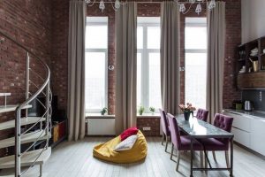 Pangsapuri pangsapuri bergaya loteng: 215+ Reka bentuk foto ruang tanpa had untuk Self-expression