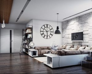 Interior de apartamento tipo loft: 215+ Diseño de fotos de espacio ilimitado para autoexpresión