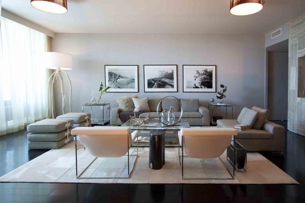 Contemporary has many variations in its interiors.