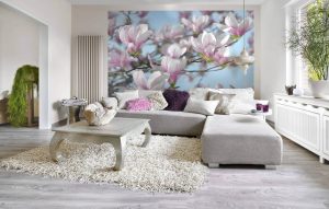 Bloemen in het interieur: 175+ (Foto's) Mooie combinaties (in de woonkamer, slaapkamer, in de keuken)