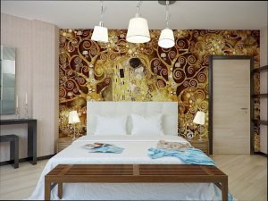 Foto tapeter i sovrummet: 205+ (Foto) Vackra idéer för att skapa komfort