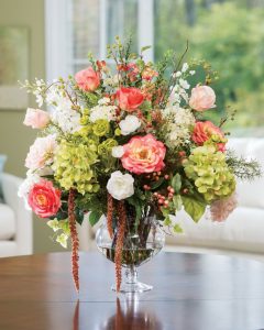 Изкуствени цветя за домашен интериор: Красота от много години (букети, композиции, екзибани)