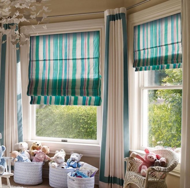 Roman curtains fit any interior