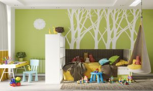 Green wallpapers: 200+ Design Photos for your interior. What wallpapers are suitable for walls in the bedroom, kitchen, living room?