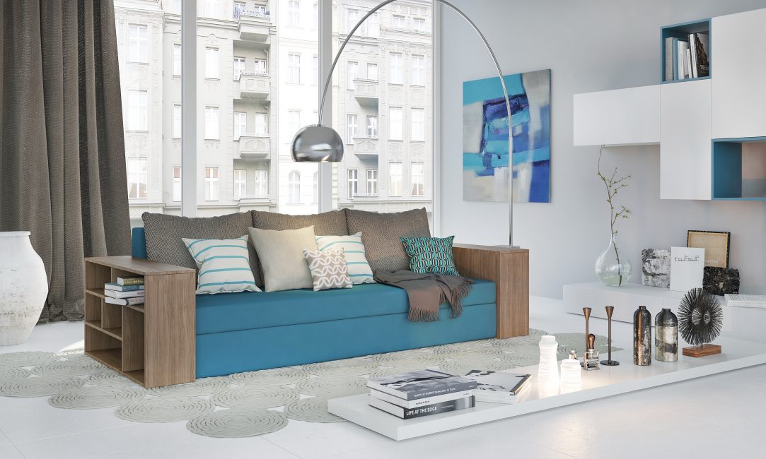  De woonkamer heeft stijlvol meubilair nodig, rekening houdend met de inrichting van de kamer