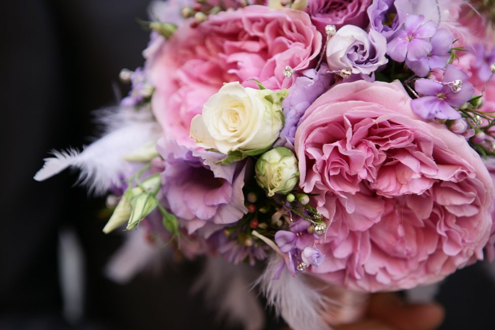 Delicate wedding bouquet