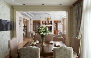 Διακριτική κομψότητα του αμερικανικού στυλ: Επιλέγοντας ένα σχέδιο για ένα διαμέρισμα (σαλόνι, υπνοδωμάτιο, κουζίνα)