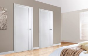 Doors with glass inserts: 180+ (Photo) plastic, wooden and aluminum options (entrance, interior, coupe)