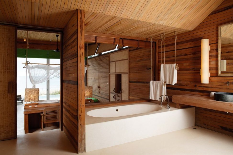 Opzione soffitto in legno