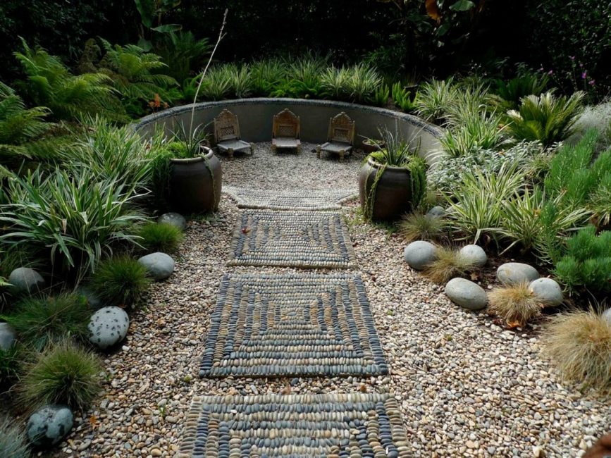 Mosaico jardim DIY