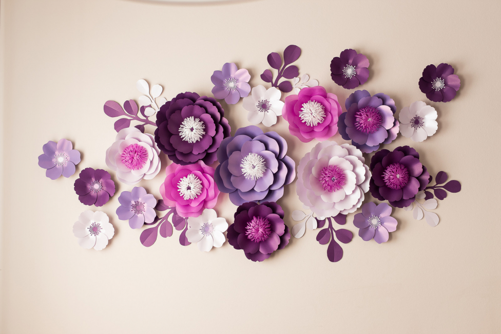Fleurs en papier - Le décor parfait