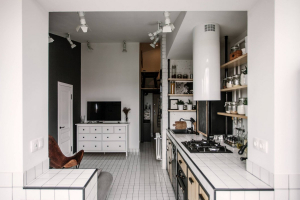 Entresol: รูปภาพมากกว่า 155 รูปในอพาร์ทเมนท์ที่ทันสมัย เลือกตัวเลือกสำหรับห้องโถงห้องครัวเหนือประตู
