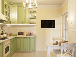 ทีวีในห้องครัว - ใช้งานได้จริงมีสไตล์ดั้งเดิม (รูปภาพมากกว่า 135 รูป) ตัวเลือกที่พักที่ดีที่สุด