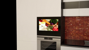 TV in cucina - Pratico, elegante, originale (135+ foto). Le migliori opzioni di alloggio