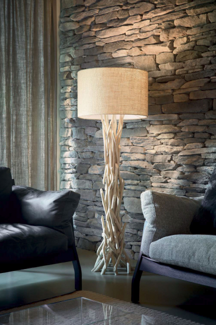 In the form of a large table lamp