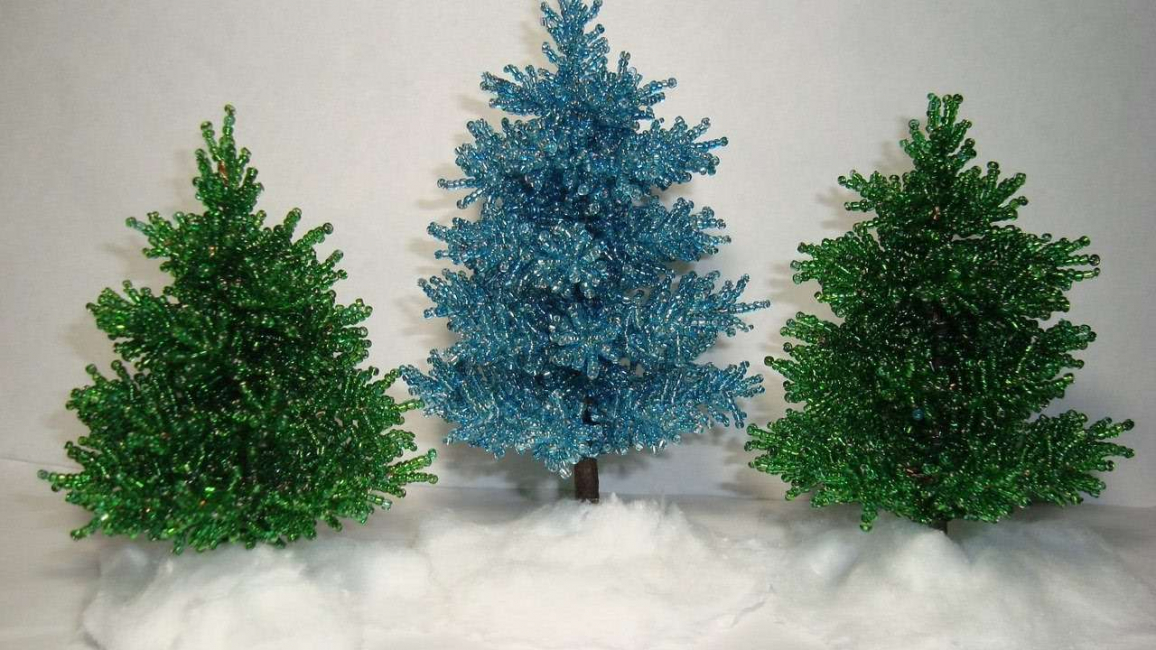새해 작은 크리스마스 나무