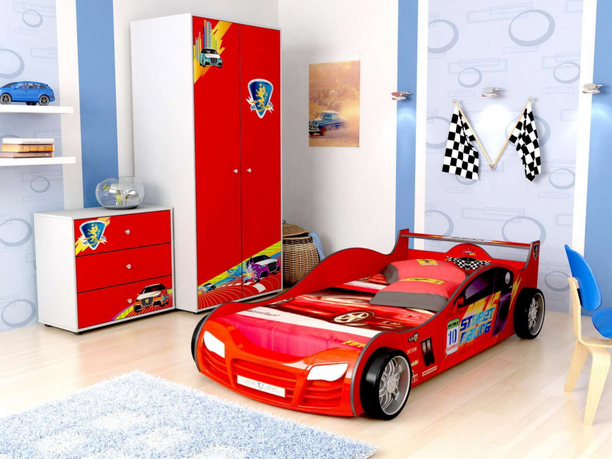 Beautiful and bright car - the dream of your son