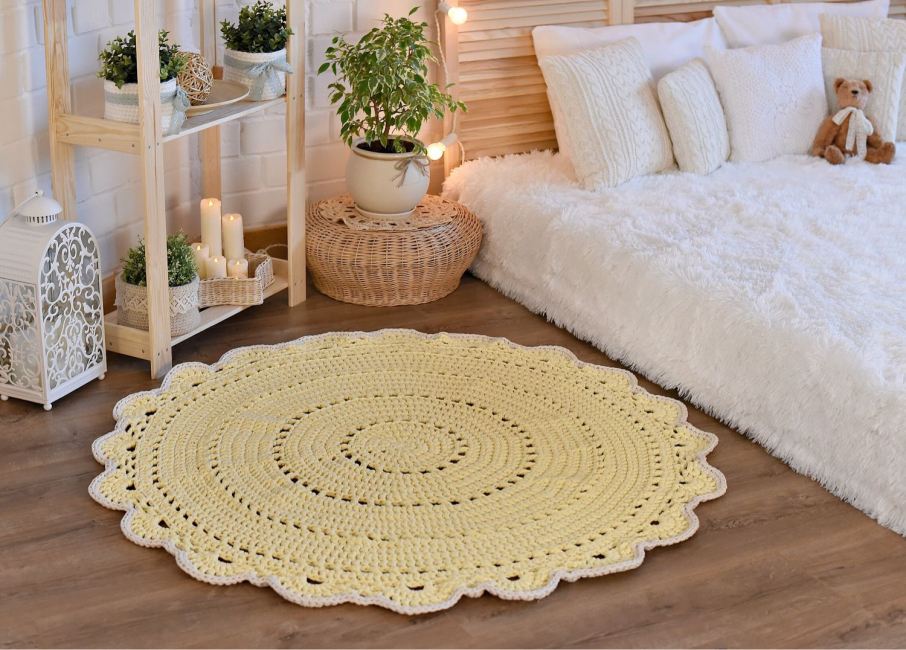 Les tapis de forme ovale conviennent bien à un style classique.