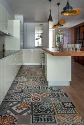 Köksplattor på golvet: 150+ Bilder av hemligheterna i vacker design