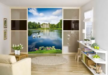 Hoe je een 3d-fotobehang aan de muur kunt bekijken: 225+ Foto's met ongelooflijke interieurs
