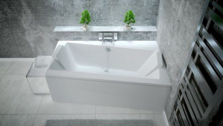 Акрилна или чугунена баня: плюсове и минуси (160+ снимки). Кое е по-добре да изберете?