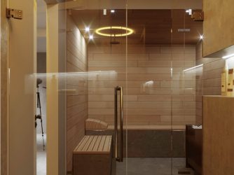 İyi istirahat severler için mansardlı banyolar: 230+ (Fotoğraf) Projeler (bir bardan, teraslı ve verandalı)