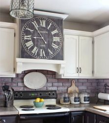 L'horloge dans la cuisine - Modèles muraux pour créer du confort (135+ Photos). Options de bricolage larges et originales