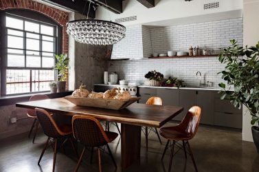 Mesa estilo loft (115+ fotos): Que tipo de design é melhor? (escrito / revista / bar / jantar / transformador)