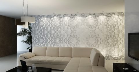 Dinding hiasan dalaman (220+ Foto): Plaster, Wallpaper, Lukisan
