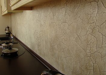 Interior decorative walls (220+ Photos): Plaster, Wallpaper, Painting