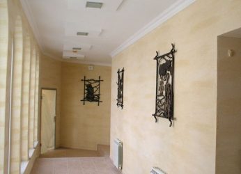 Dekorieren mit dekorativem Putz im Innenbereich (über 150 Fotos) - Technologie, die für jeden zugänglich ist