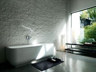 Decor de baie cu piatră artificială: chiuvetă, blat, rafturi. Caracteristicile utilizării materialului