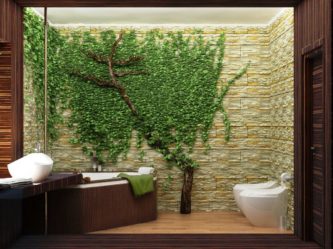 कृत्रिम पत्थर के साथ बाथरूम की सजावट: वॉशबेसिन, काउंटरटॉप, अलमारियां। सामग्री के उपयोग की विशेषताएं