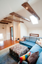 Дървен таван с декоративни греди: 165+ (Фото) дизайн и декорация