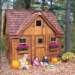 Como fazer uma casa confiável e bonita para crianças de madeira com as próprias mãos? 185+ (Fotos) Projetos para dar