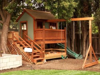 Làm thế nào để làm một ngôi nhà đáng tin cậy và đẹp cho trẻ em bằng gỗ bằng tay của chính mình? 185+ (Ảnh) Dự án để cung cấp