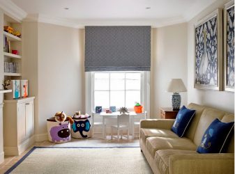 Projetar um quarto de crianças com um sofá macio: como e onde devo colocá-lo?