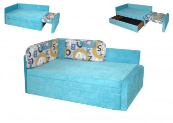 Yumuşak bir kanepeye sahip bir çocuk odası tasarlayın: Nasıl ve nereye koymalıyım?