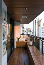 Balcony decoration in Khrushchev: 225+ (Photo) - Ideas for Making beautiful designs